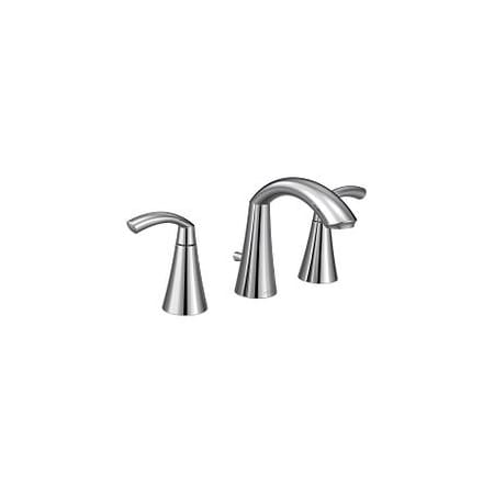 Moen Glyde Chrome Two-Handle Bathroom Faucet TV6173